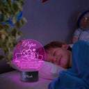 Plexido - Personalised 3D Illusion LED Night Light for Dad & Girlfriend
