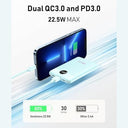 Veektomx - 10000mAh Mini Power Bank with 22.5W Quick Charge & USB C PD