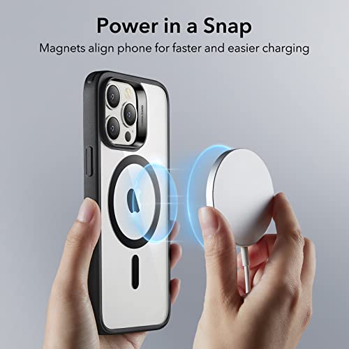 ESR - iPhone 14 Pro MagSafe Case, Shockproof Hybrid Protection, Clear Black