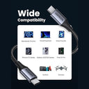 UGREEN - 240W USB C to USB C Cable, Fast Charging for iPhone 16 Pro Max, Samsung Galaxy, 6.6FT Length
