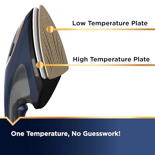BLACK+DECKER - Press & Steam 2-in-1 Iron and Steamer, Ceramic Soleplate