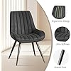 Nalupatio Modern Dining Chairs Set of 2 - Black