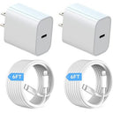 Toocheng 20W PD USB C Wall Charger and Lightning Cable