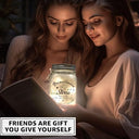 Charfia - LED Light Bottle with Inspirational Saying, Perfect Gift for Wife or Girlfriend