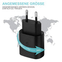 Kaimenglong - 25W USB C Fast Charger Pack of 2, PD 3.0, QC 3.0, Compatible with iPhone & Galaxy