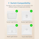 Meross - Matter Smart Light Switch with Energy Monitor, Voice Control, WiFi