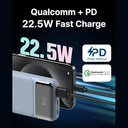 Earmac - 10000mAh Power Bank with 3-in-1 Integrated Cable & Fast Charge 22.5W