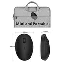 Tenmos - Mini Rechargeable Wireless Mouse, 2.4GHz, Silent, 1000 DPI