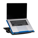 Mind Reader Adjustable Laptop Desk with Cushions, 8 Positions