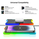 Polmxs - 15W RGB Wireless Car Charger Pad with Non-Slip Design & USB C Charger