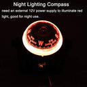 Detuck - Marine Dashboard Compass with Night Lighting & Dash Mount Design