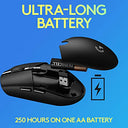 Logitech - G305 Lightspeed Wireless Gaming Mouse, Ultra-Lightweight, Blue, Renewed