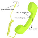 YTYKINOY - Retro 3.5mm Telephone Handset with Microphone for iPhone & iPad