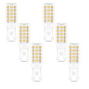 Shop PureShine G9 LED Bulbs, warm white 2700K, 400 lumens, energy-saving replacement for 40W bulbs. Perfect for home lighting. Buy now! Keywords: G9 LED bulb, warm white, energy-saving