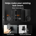 SwitchBot - WiFi Smart Lock Pro with Keypad, Fingerprint Access, Bluetooth, IP65 Weatherproof