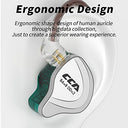 Cca - CCA C10 HiFi IEM Headphones, 4BA 1DD Hybrid Drivers, Detachable Cable
