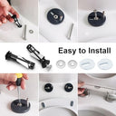 Poxiaoer Toilet Seat Fittings - Universal Screws for Easy Installation