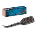 Cecotec Electric Straightening Brush in grey with a large ceramic head and LED display