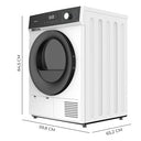 Cecotec Bolero Dresscode Dry 9300 Heat Pump Dryer 9 kg - Energy Efficient Drying