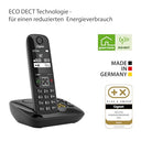 Gigaset - Cordless DECT Phone with Hands-Free Function, Large Display, 1 Handset