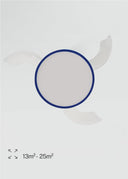 CREATE WIND CLEAR STUDIO M Ceiling Fan with Cobalt Blue Light