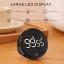 Adoric - Digital Kitchen Timer with Large LCD, Loud Alarm & Magnetic Back