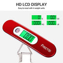 Freetoo - Portable Digital Luggage Scale with Tare Function, 110 lb Capacity