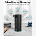 Aike - AIKE SensePro Automatic Soap Dispenser, Type-C Rechargeable, Matte Black, 12.8 fl.oz.