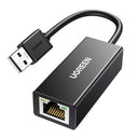 UGREEN USB to Ethernet Adapter for laptops, 10/100 Mbps, AX88772D Chip