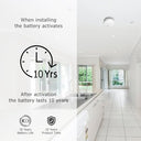 Elro - FS1805M Smoke Alarm Set with Magnetic Mounting, 5-Year Battery Life, 9V, 6-Piece