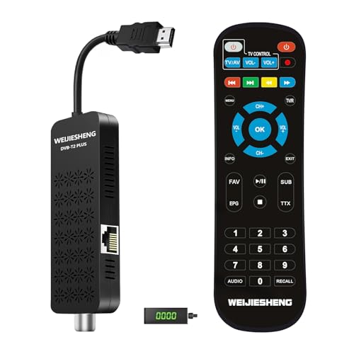 AMZ - 2023 DVB-T2 HD 4K Digital Terrestrial Decoder With 2-in-1 Remote