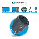Sonero - 2300 Watt Wireless Socket Set with 3 Remotes, Easy Installation