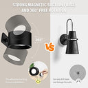 Eujam - LED Indoor Wall Light with Rechargeable Battery, 3 Colour Modes, Dimmable