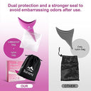 Sunany - Reusable Silicone Female Urinal, Travel-Friendly, Easy to Use, Pee Standing Up