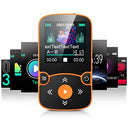 Agptek - 32GB Bluetooth MP3 Player with Clip, FM Radio & Voice Recorder