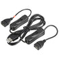 MECCANIXITY - USB Extension Cable with ON/Off Switch, 1M Dual Female Cord