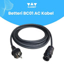 Klarbeit - Betterie BC01 to Schuko AC Cable, 5m, IP54 Rated, Reliable Extension for Micro Inverters