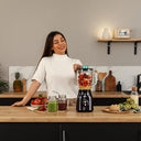 Cecotec - 1800W Power Blender with 5 Speeds, 6 Stainless Steel Blades, Ice Crusher, Turbo Function