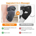 Mabssi - Portable Heating Vibration Massager for Elbow, Shoulder & Knee Relief