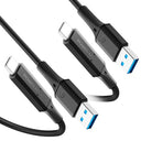 Power Arc 2Pack USB C 3.0 Fast Charging Cable for Galaxy S10, Note 9