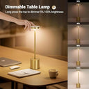 Urban Sajavaat - Rechargeable LED Table Lamp, Metal, Gold, Touch Control