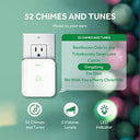 Hgfsgggreehy - Wireless Door Bell with 1000ft Range, 52 Melodies & LED Flash