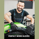 Kemimoto - Tough Full Finger Motorcycle Gloves with Touchscreen, Anti-Slip Design
