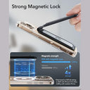 Esr - Magnetic Wallet with Adjustable Stand, 5 Card Holder, Vegan Leather, Black
