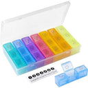 Billybath 7-Day Pill Organizer with 3 Large Compartments