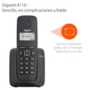 Gigaset - Wireless DECT Telephone with Large Display, 12H Talk Time, 50 Entry Address Book