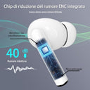 Bluetooth - Wireless 5.3 Headphones with Microphone, 35H Playback, IPX7 Waterproof