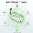 Melasta - Replacement Li-ion Battery 14.4V 2600mAh for Ecovacs Deebot N79/N79S