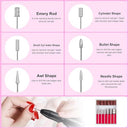 Kreni - Electric Nail Drill Machine for Acrylic & Gel Nails, Fast Manicure Set