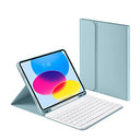 Laetass iPad 10 Case with Magnetic Keyboard and QWERTZ Layout